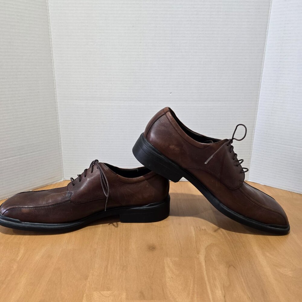 Rockport Men's Leather Lace Up Oxford Shoes Slip Resistant Brown Size 13M - Picture 5 of 14